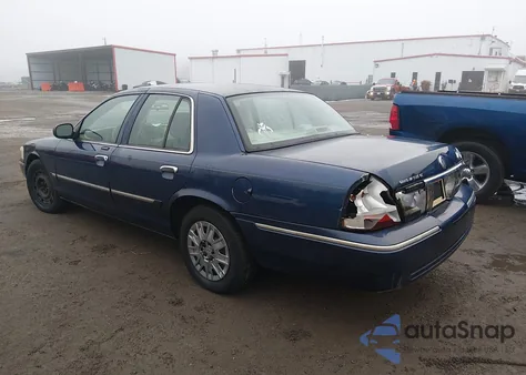 2006 Mercury Grand Marquis Gs z USA, uszkodzony, nr VIN 2MEFM74V66X607333